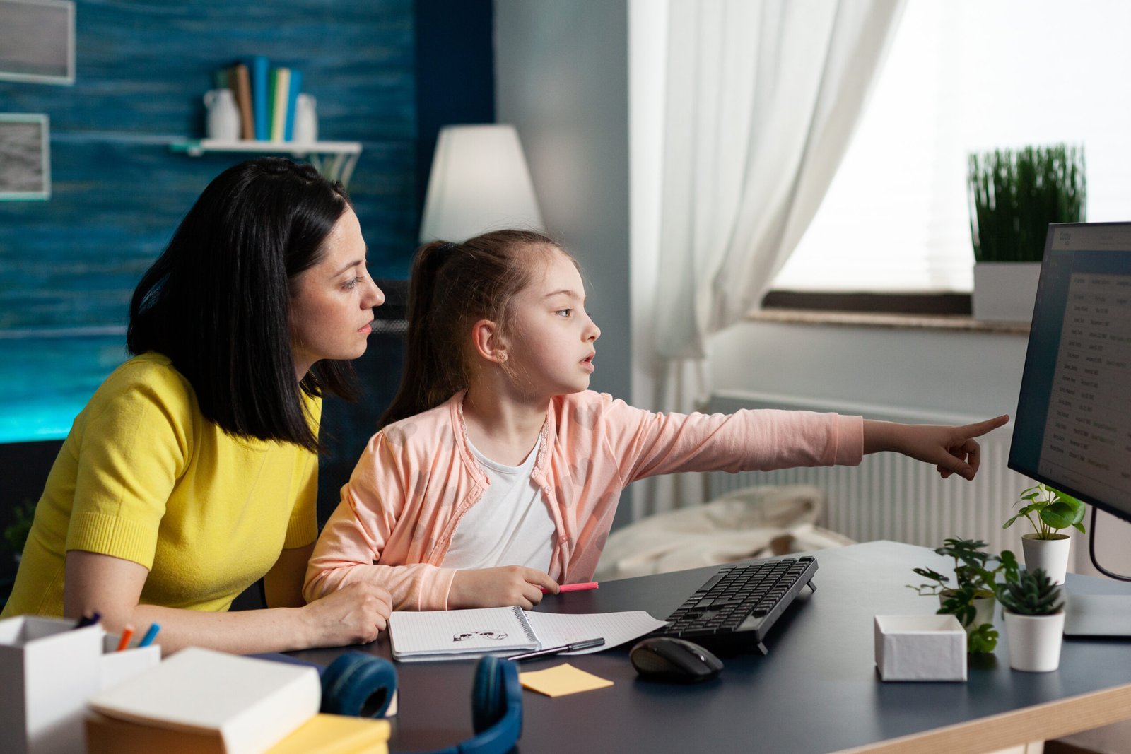 Healthcare professional reviewing billing and clinical information