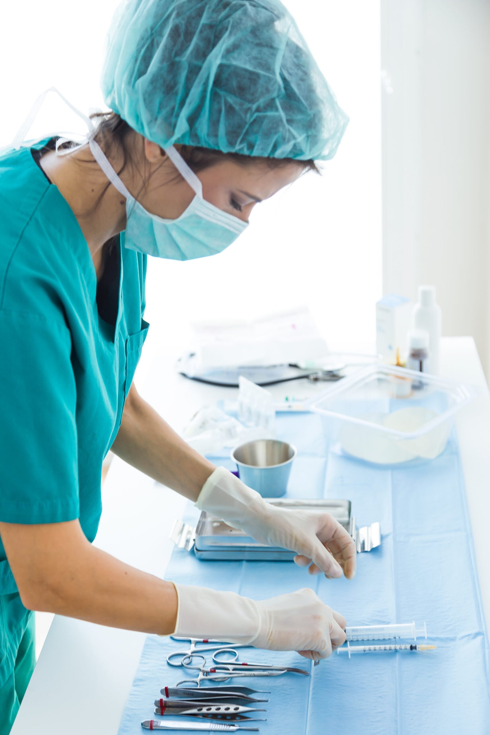 Surgeon providing professional surgical healthcare
