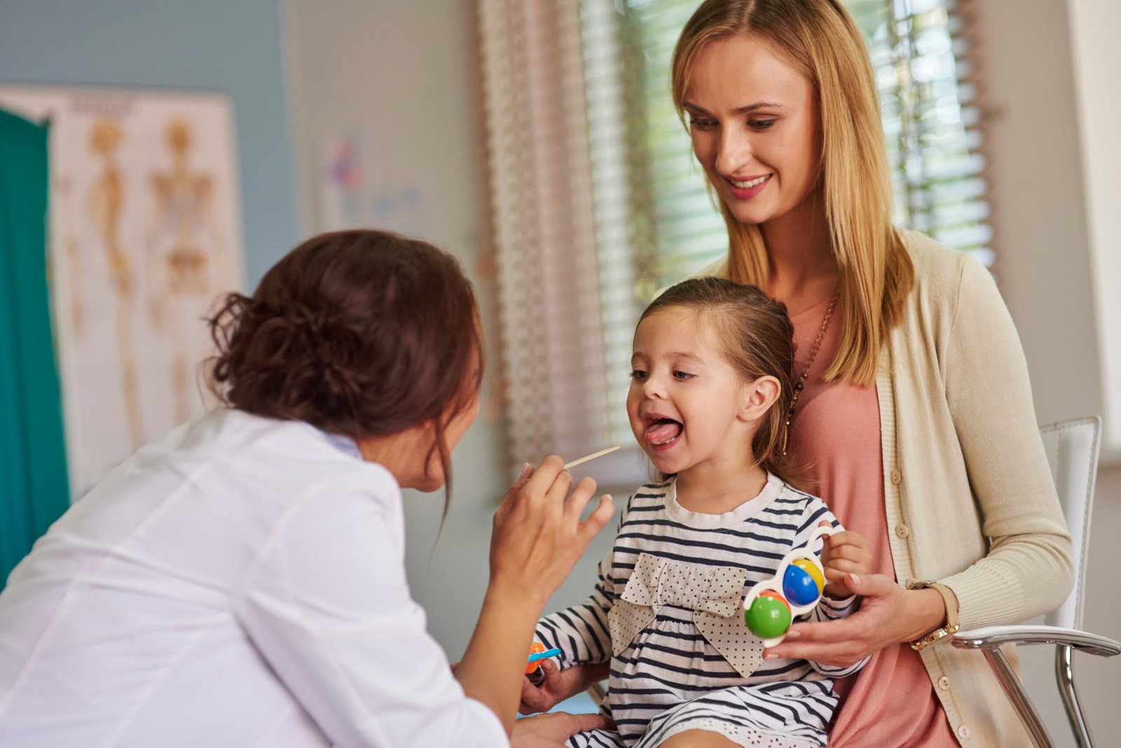 Healthcare professional reviewing billing and clinical information